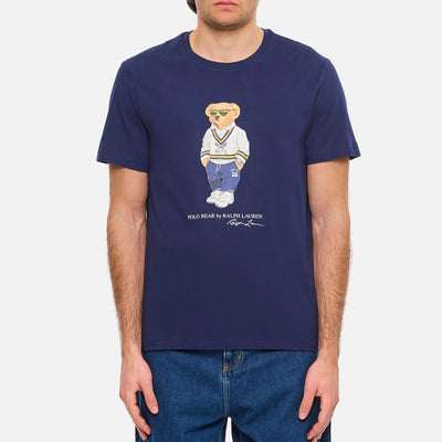 RL - Polo Bear Cotton Jersey T-Shirt-Navy