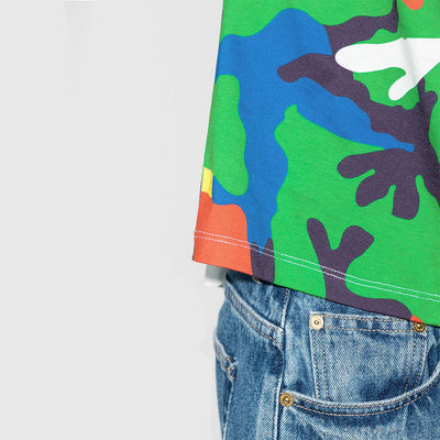 VLTN color Camo print T-shirt
