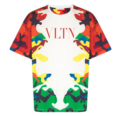 VLTN color Camo print T-shirt