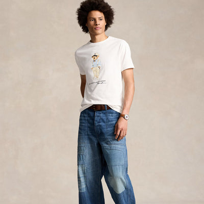 RL - Polo Bear Cotton Jersey T-Shirt-white
