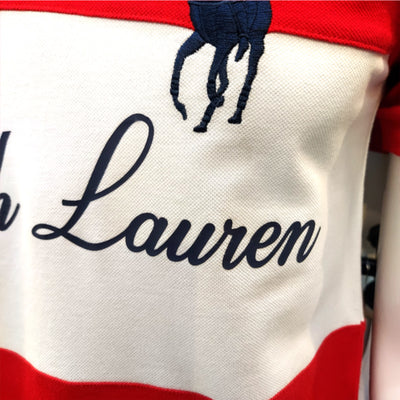 RL COLOR BLOCK PRINTED POLO