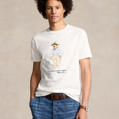 RL - Polo Bear Cotton Jersey T-Shirt-white