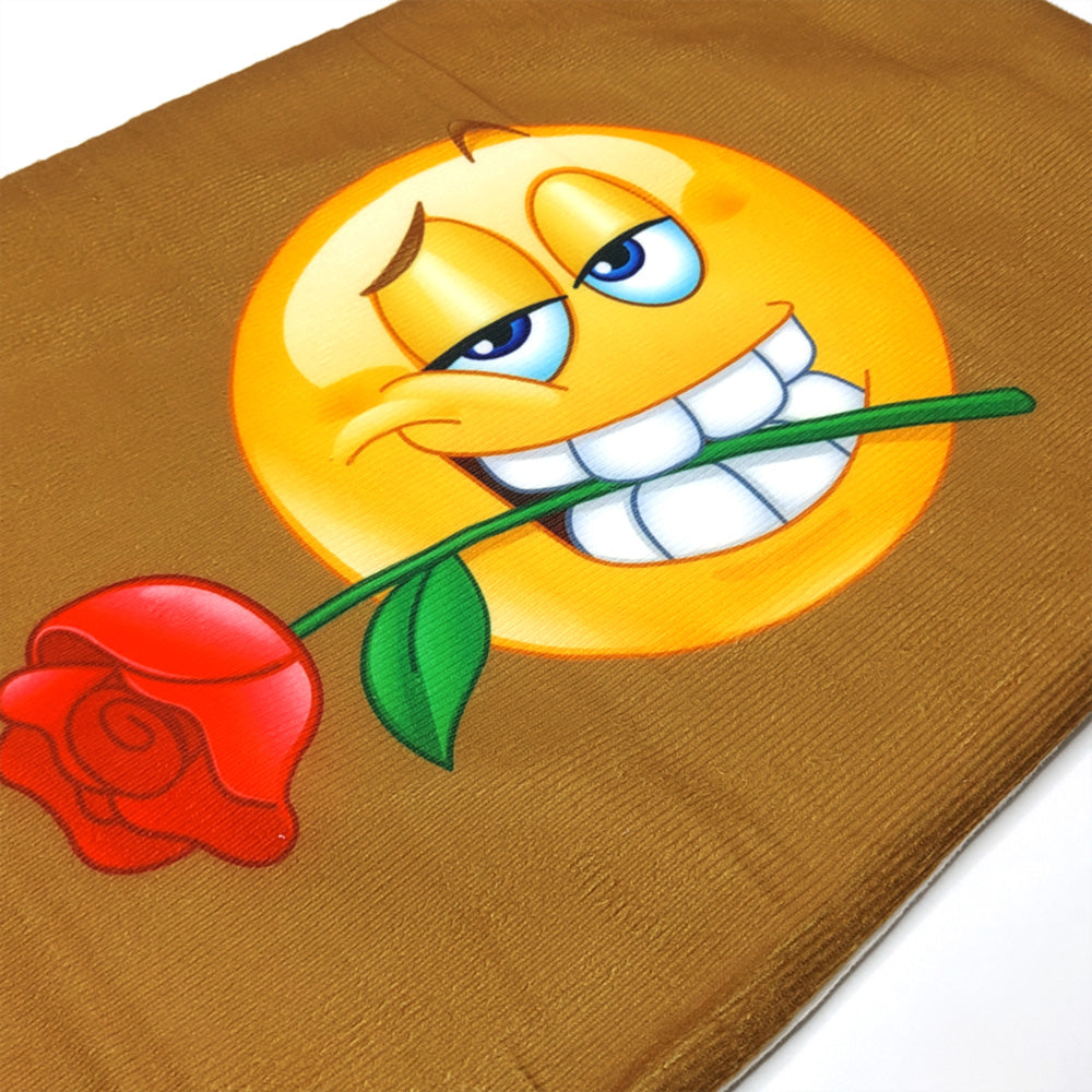 Printed Emoji Cushion Cover