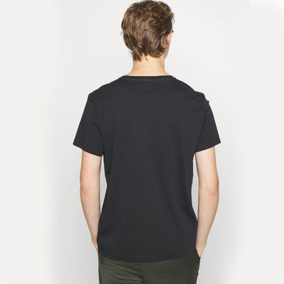 HKT BASIC EMBROIDERED LOGO T-SHIRT- BLACK