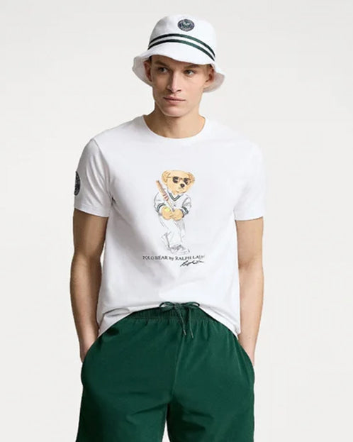 RL - Polo Bear Cotton Jersey T-Shirt-White