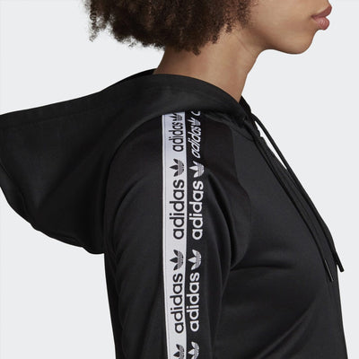 WOMEN SHOULDER TAPE FULL ZIP HOODIE