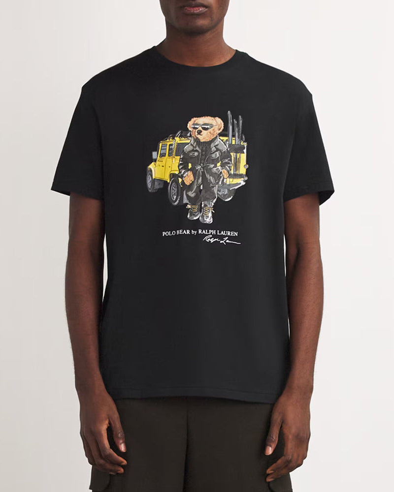 RL - Polo Bear Cotton Jersey T-Shirt-black