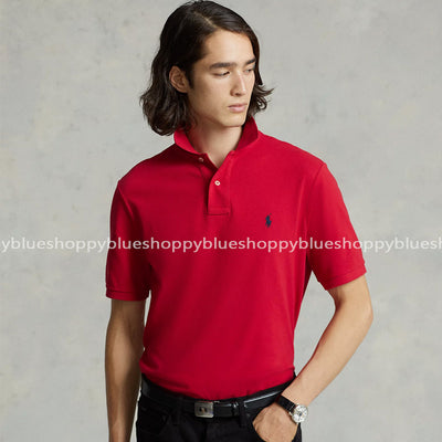 POLO RL SMALL PONY POLO SHIRT-RED