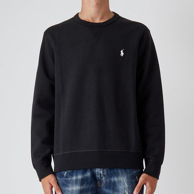 RL SMALL PONY  FLEES BLACK SWEATSHIRT
