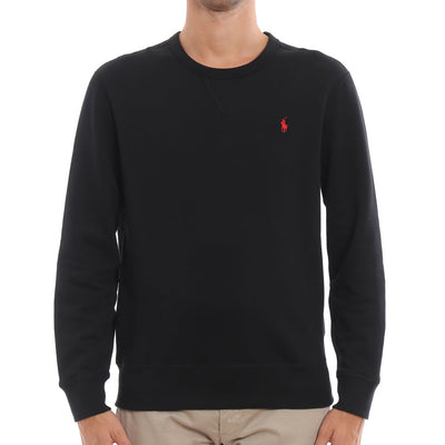 RL SMALL PONY  FLEES BLACK SWEATSHIRT