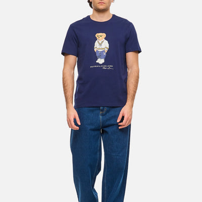 RL - Polo Bear Cotton Jersey T-Shirt-Navy