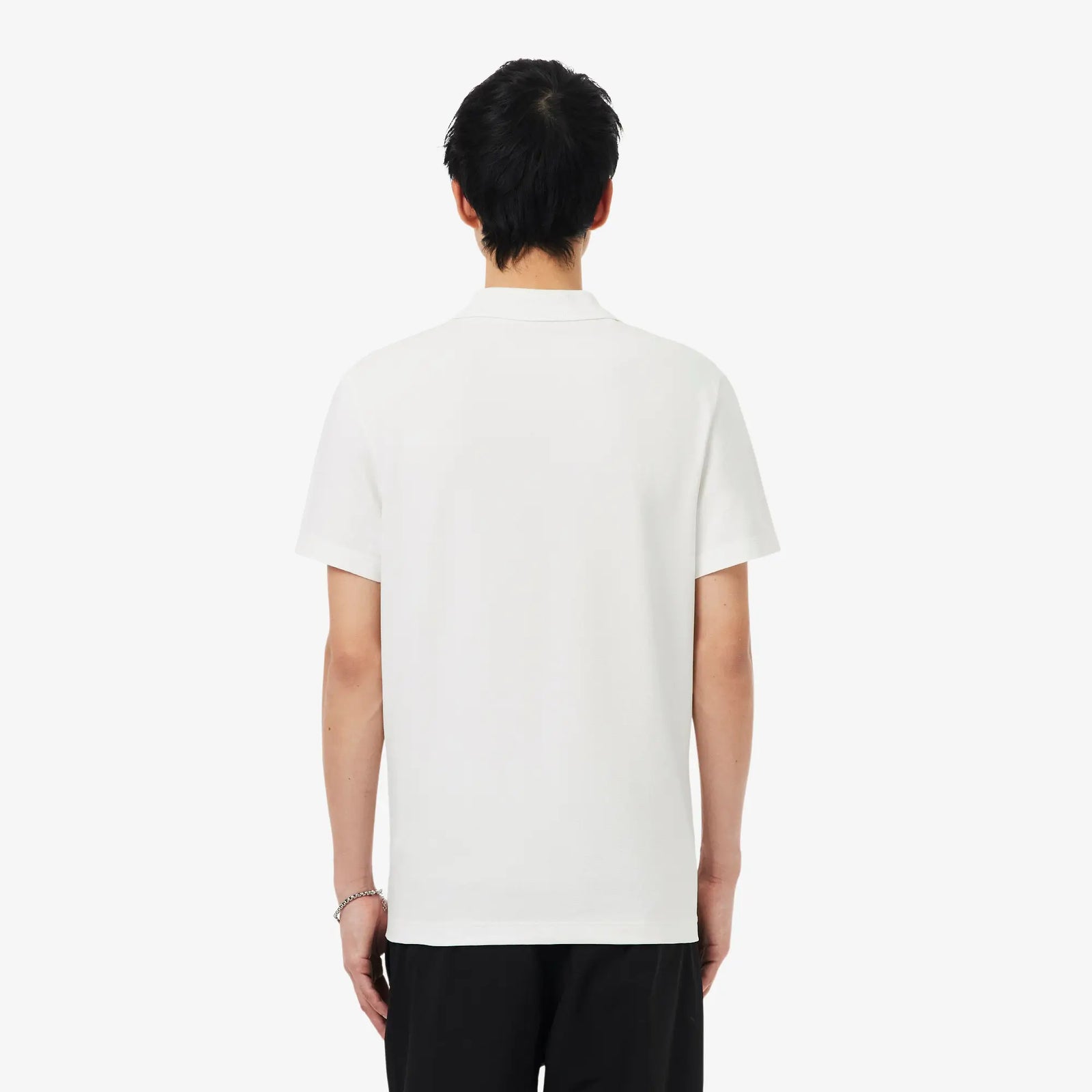 LAC MEN'S SLIM FIT POLO SHIRT-white