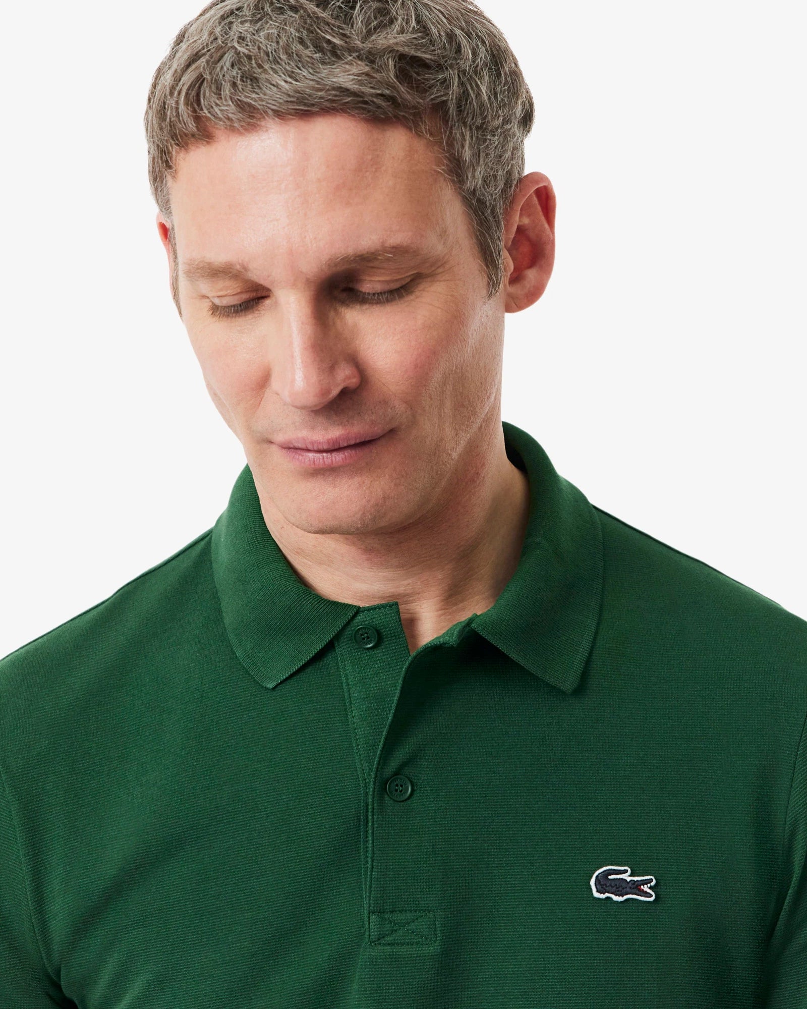 LAC MEN'S SLIM FIT POLO SHIRT-green