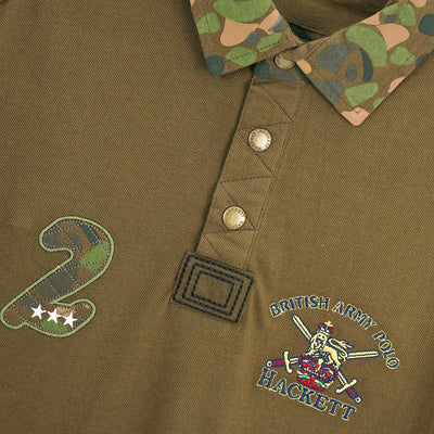 HKT LONDON SIGNATURE COTTON PIQUE SLIM FIT POLO SHIRT