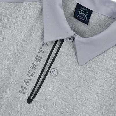 HKT LONDON SIGNATURE COTTON PIQUE SLIM FIT POLO SHIRT