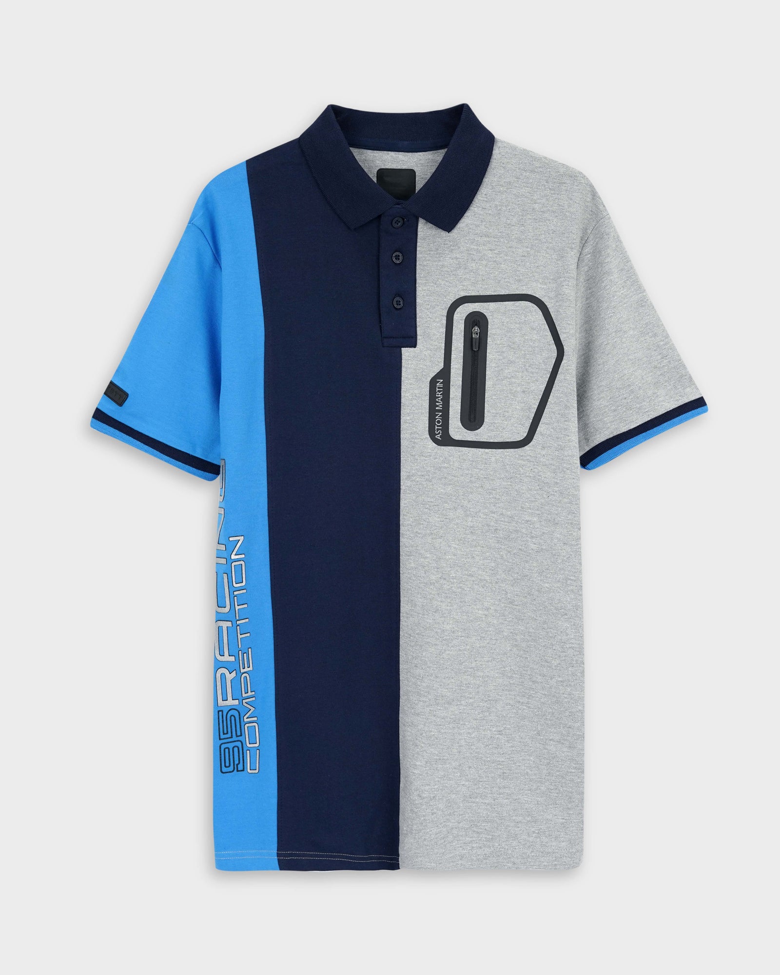 HKT LONDON SIGNATURE COTTON PIQUE SLIM FIT POLO SHIRT