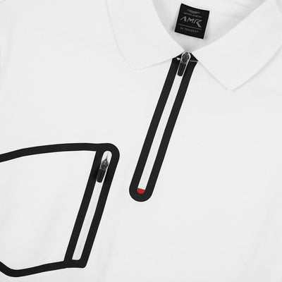 HKT LONDON SIGNATURE COTTON PIQUE SLIM FIT POLO SHIRT