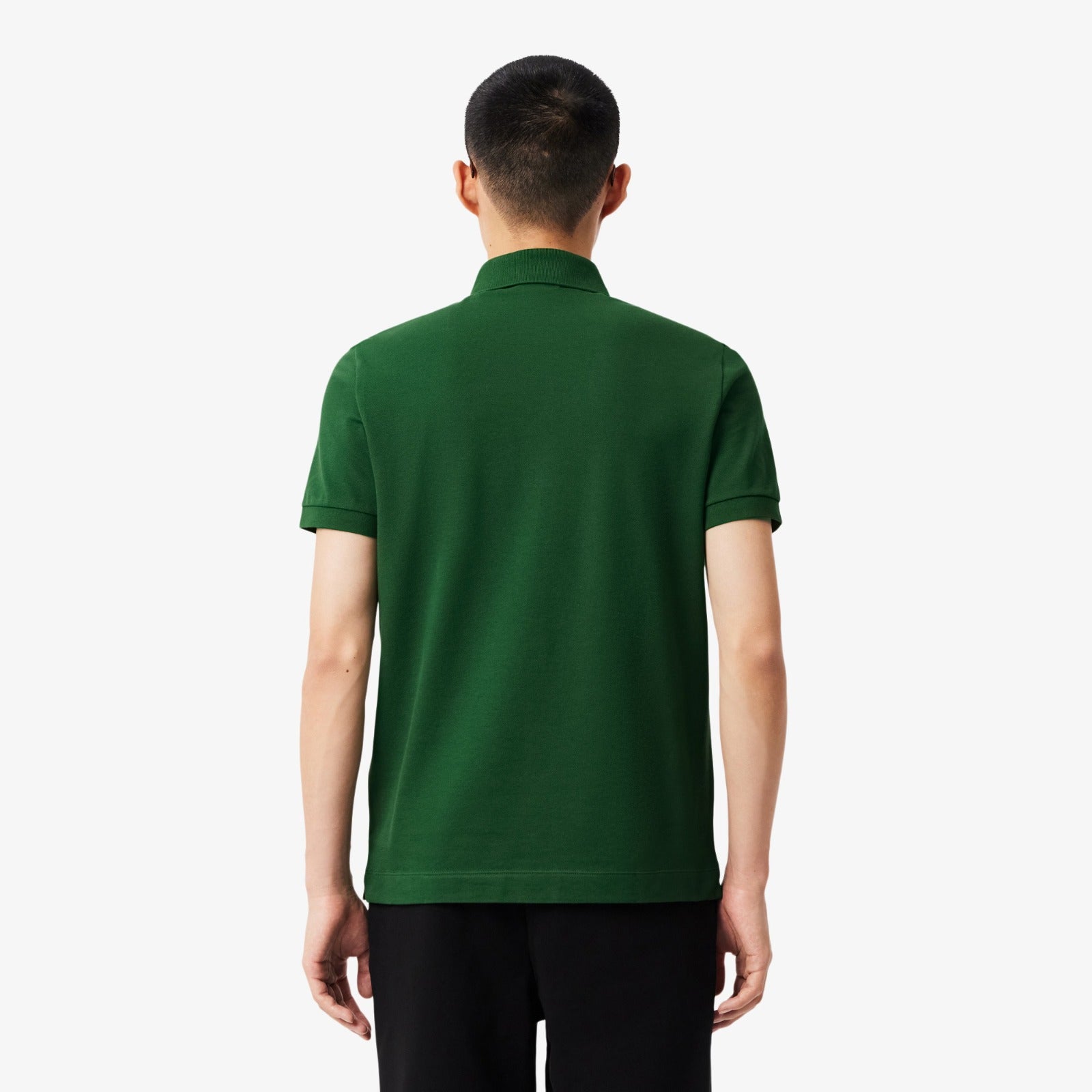 LAC SLIM FIT PARIS STRETCH PIQUE POLO SHIRT -green