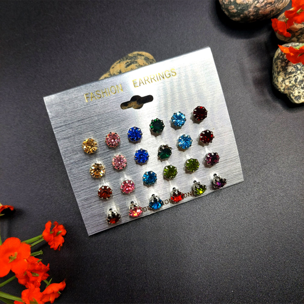 Trendy Earrings Tops PACK OF 12