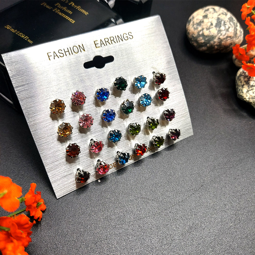 Trendy Earrings Tops PACK OF 12