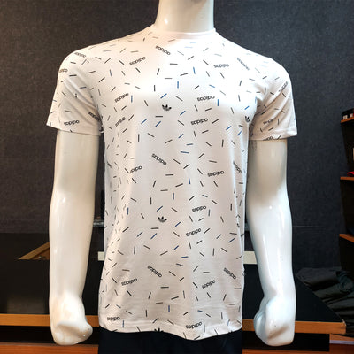 MEN'S ALL OVER PRINTED T.SHIRT-WHITE