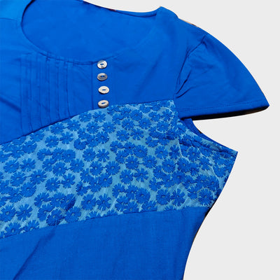 WOMEN UP SIZE CAP SLEEVE TOP