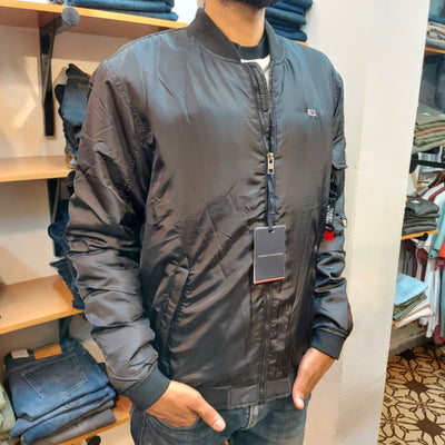TH PADDED Bomber BLACK Jacket