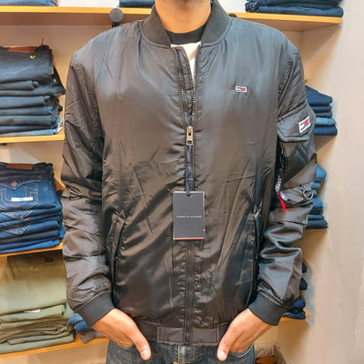 TH PADDED Bomber BLACK Jacket
