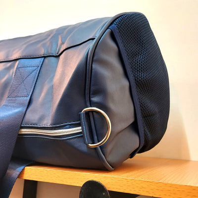 TH WATER PROOF FAUX LEATHER SIGNATURE DUFFEL BAG