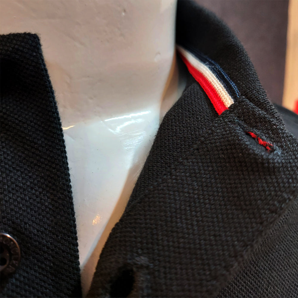 MON Logo Polo Shirt-Black