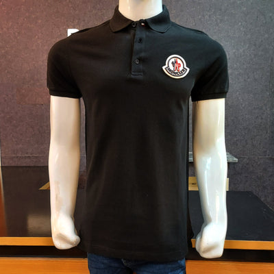 MON  Logo Polo Shirt-Black