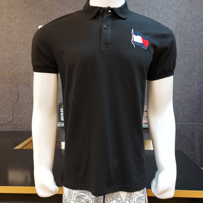 TH PREMIUM SIGNATURE FLAG BLACK POLO