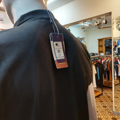 TH PREMIUM SIGNATURE FLAG BLACK POLO