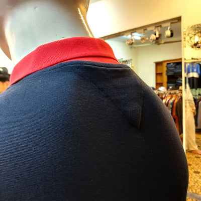 TH PREMIUM STRIPTED NAVY POLO