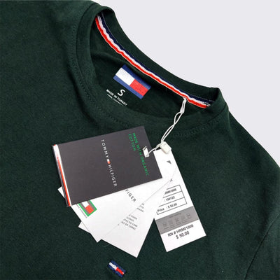 TH BASIC SMALL FLAG T.SHIRT-OLIVE