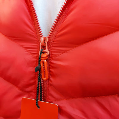 NRTH FCE EXCLUSIVE QUILTED SLEEVELESS JACKET-RED