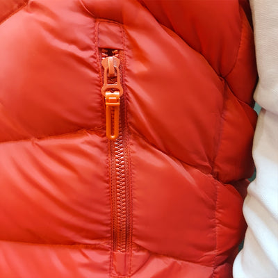 NRTH FCE EXCLUSIVE QUILTED SLEEVELESS JACKET-RED