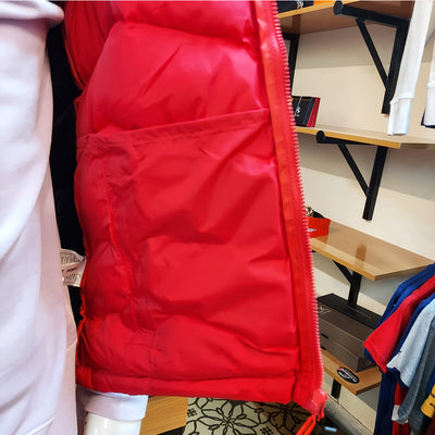 NRTH FCE EXCLUSIVE QUILTED SLEEVELESS JACKET-RED