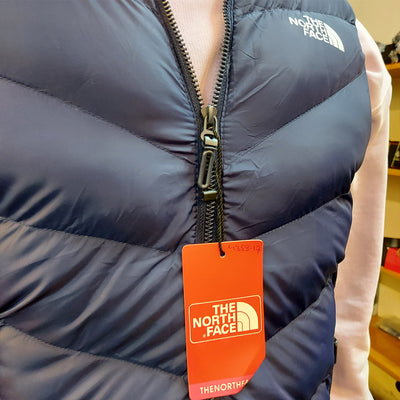 NRTH FCE EXCLUSIVE QUILTED SLEEVELESS JACKET-BLUE