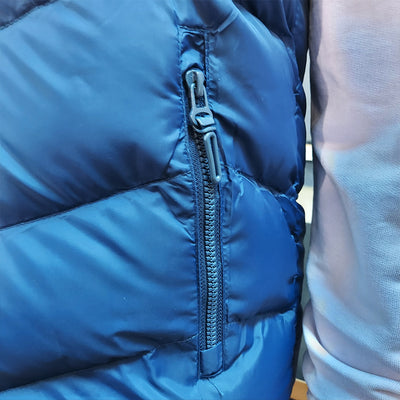 NRTH FCE EXCLUSIVE QUILTED SLEEVELESS JACKET-BLUE