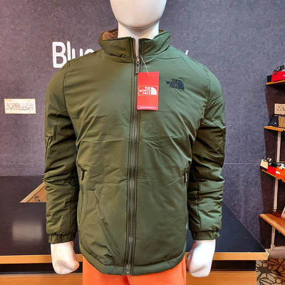 NRTH FCE PADED 2 SIDED HOOD JACKET-OLIVE & BROWN