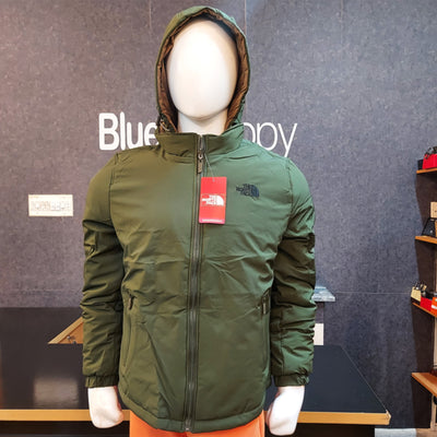 NRTH FCE PADED 2 SIDED HOOD JACKET-OLIVE & BROWN