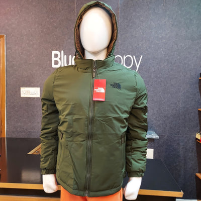 NRTH FCE PADED 2 SIDED HOOD JACKET-OLIVE & BROWN