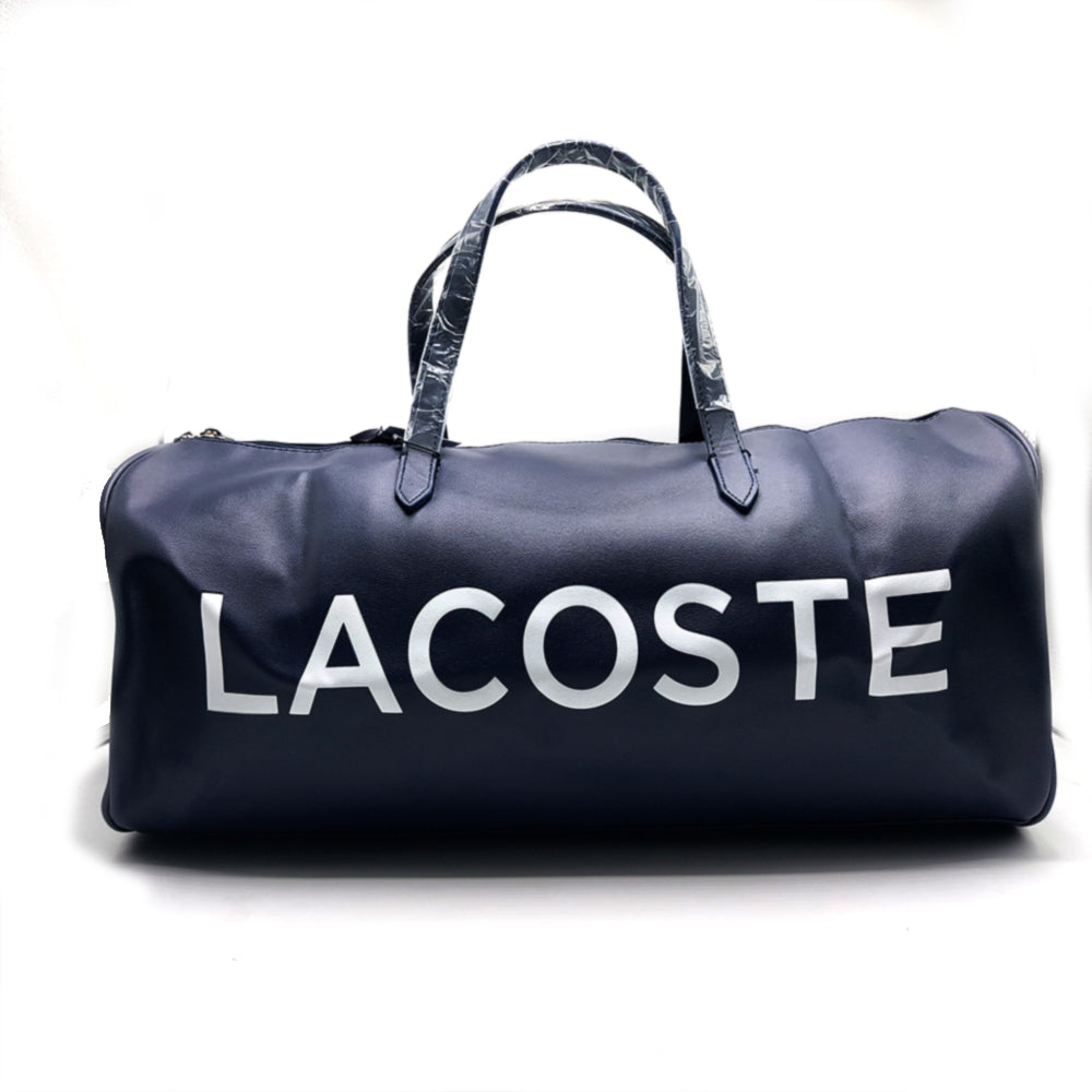 LAC DUFFEL LEATHER BAG 224-102 -NAVY