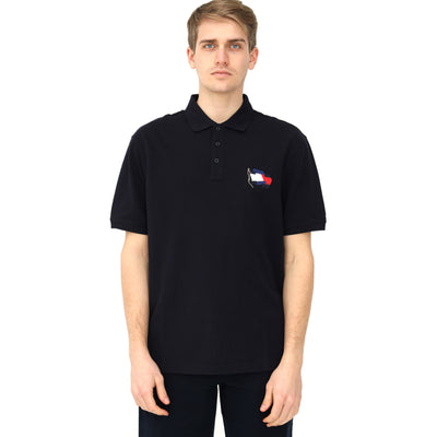 TH PREMIUM SIGNATURE FLAG BLACK POLO