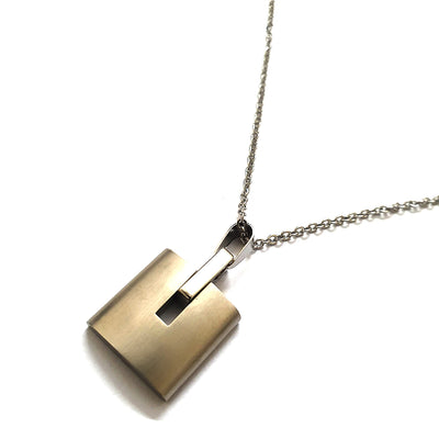 Lock Pendant Necklace 711