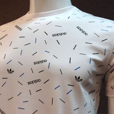 MEN'S ALL OVER PRINTED T.SHIRT-WHITE