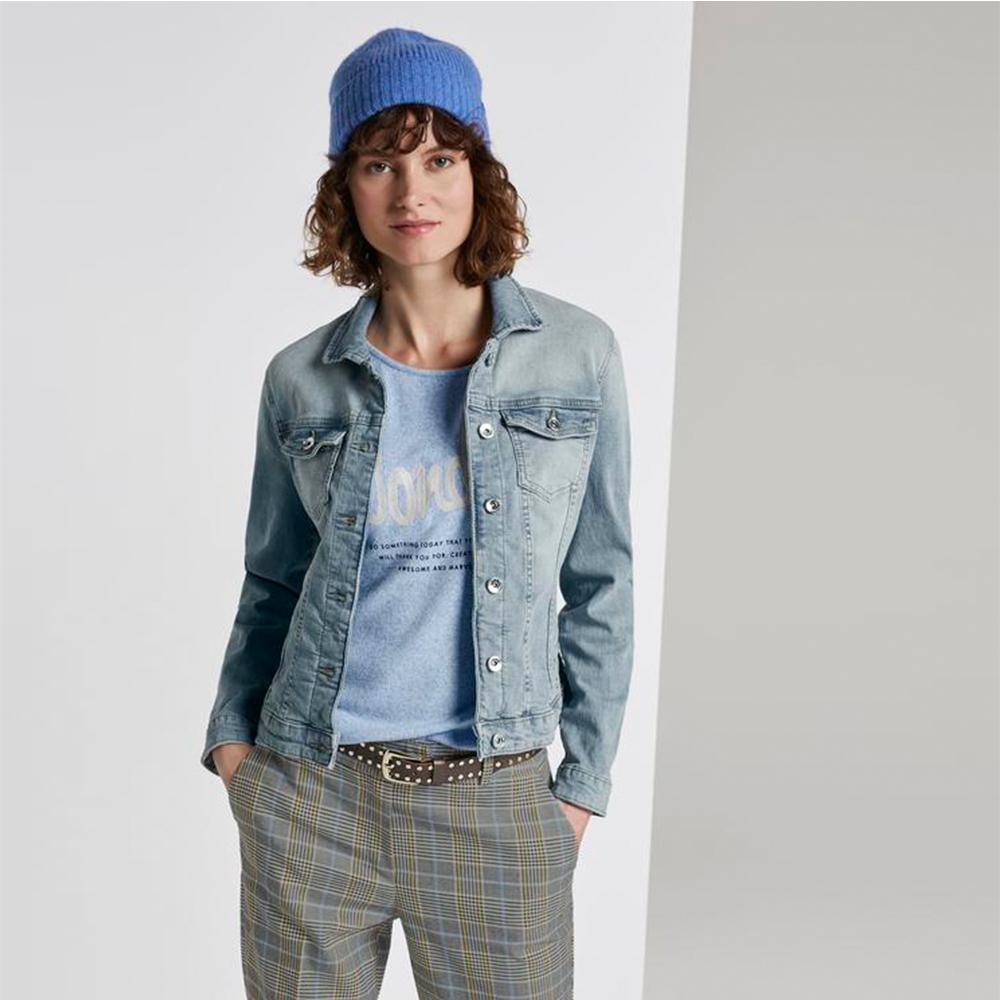 TT WOMEN LIGHT BLUE DENIM JACKET