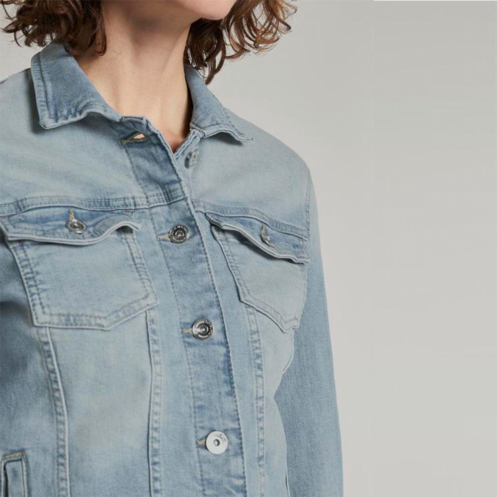 TT WOMEN LIGHT BLUE DENIM JACKET