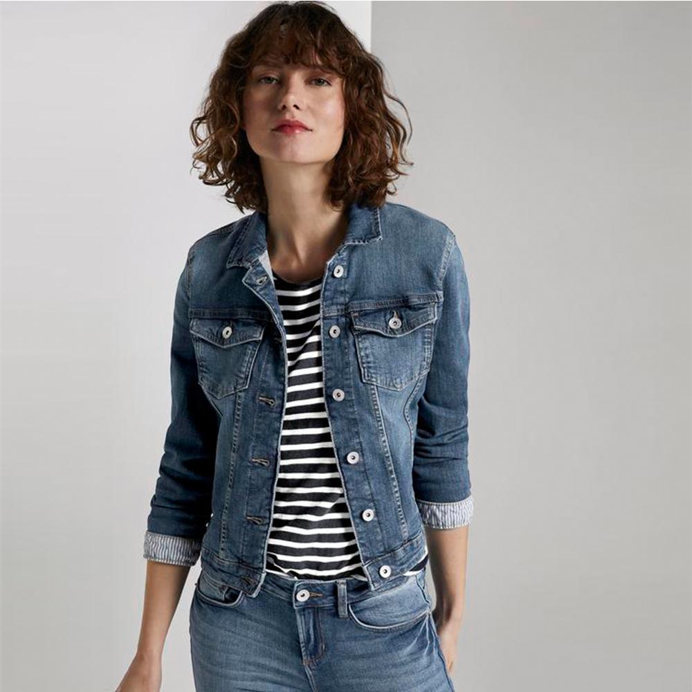 TT  WOMEN BLUE DENIM JACKET